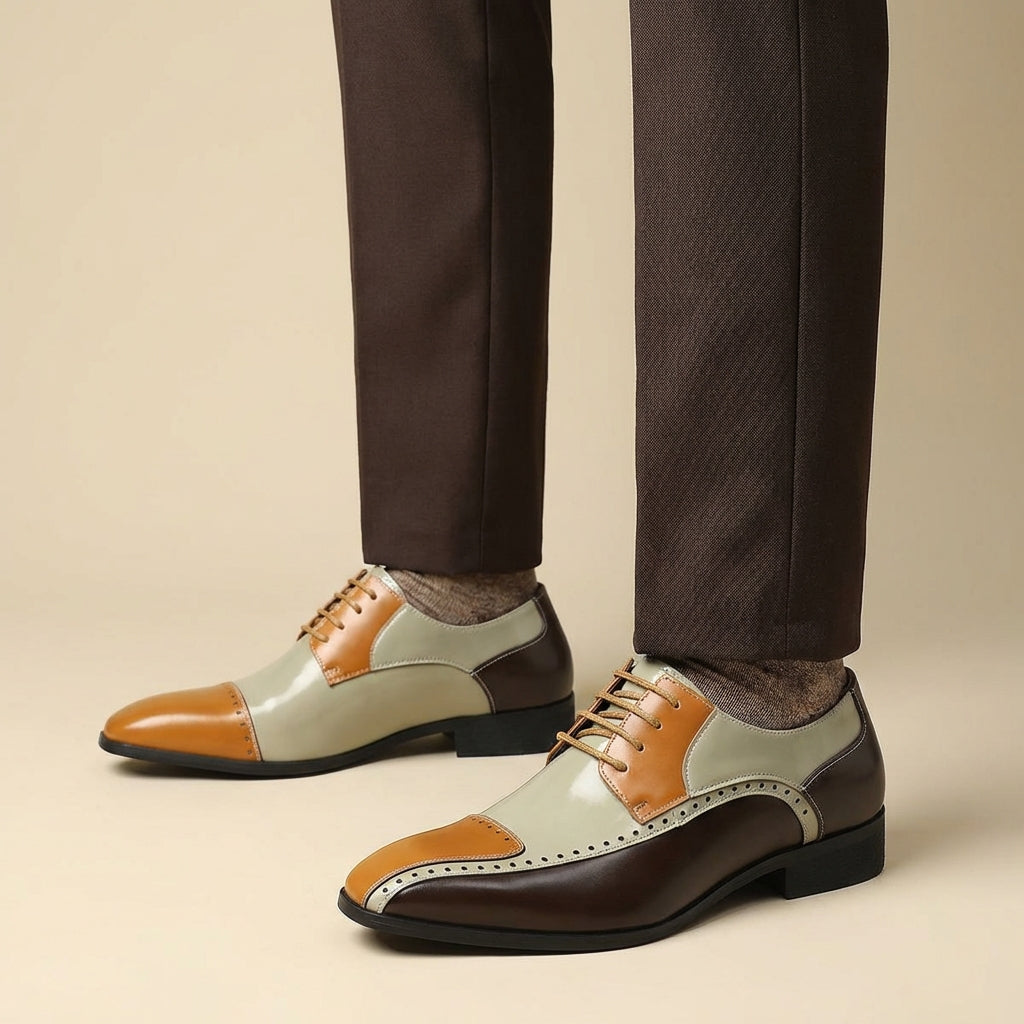 Aldric | Men's Leather Oxford Shoes Brogue