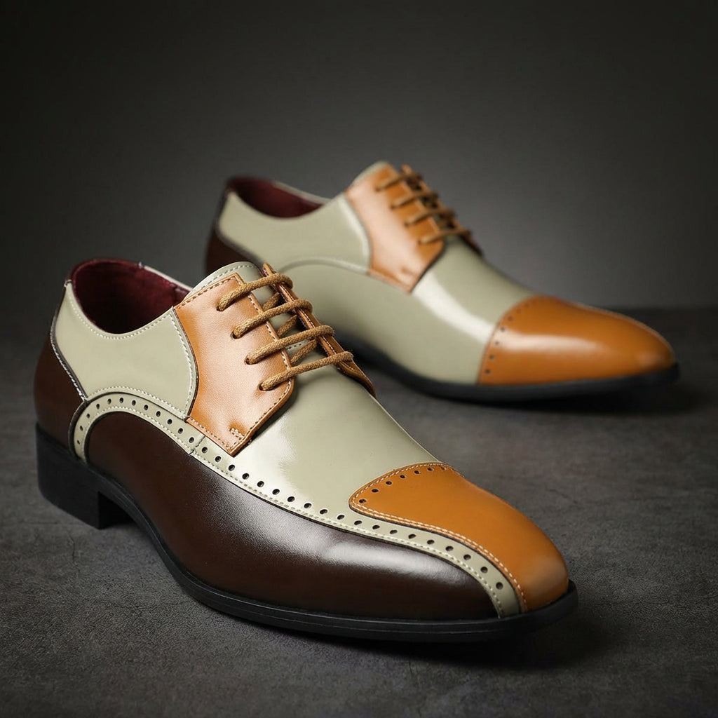 Aldric | Men's Leather Oxford Shoes Brogue