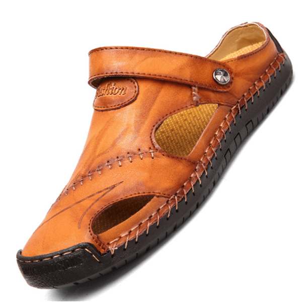 Bridgerton | Men's Classic Leather Orthopedic Sandals