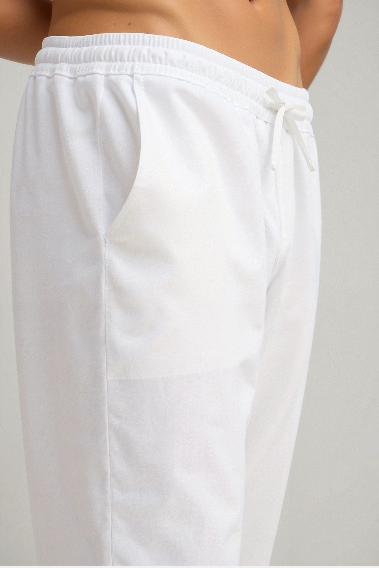 Florian | Men's Casual Straight Leg Linen Trousers