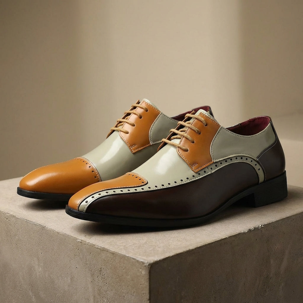 Aldric | Men's Leather Oxford Shoes Brogue