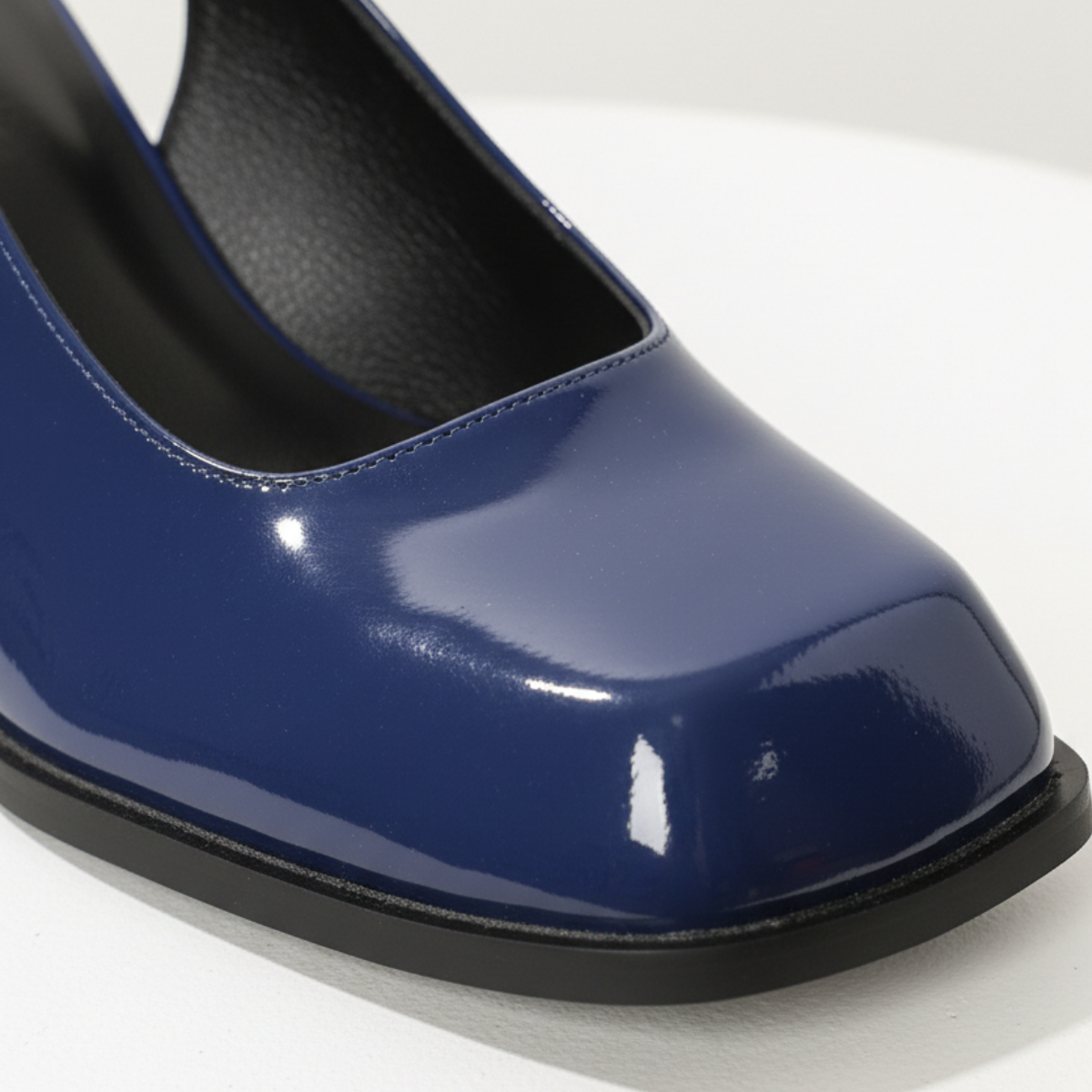 Marlowe | Refined Square Toe Slingback Block Heels