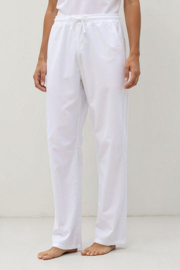 Florian | Men's Casual Straight Leg Linen Trousers