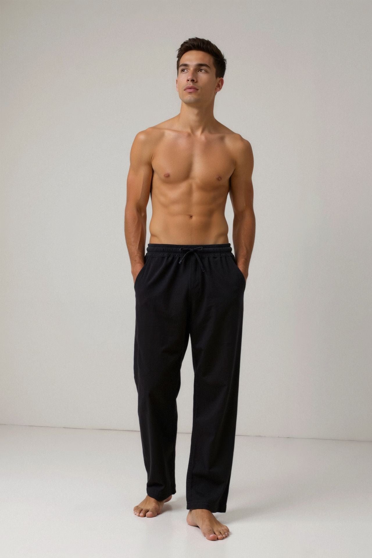 Florian | Men's Casual Straight Leg Linen Trousers