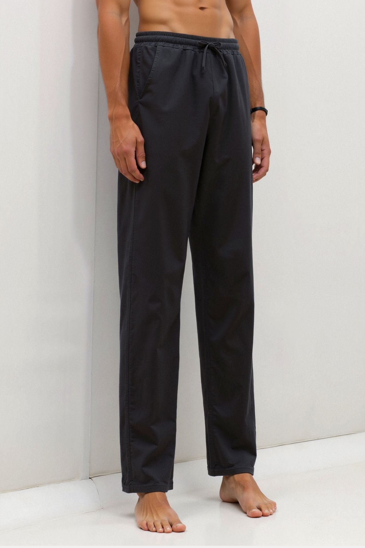 Florian | Men's Casual Straight Leg Linen Trousers