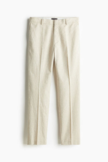 Aldric | Men's Slim Fit Pinstripe Dress Trousers