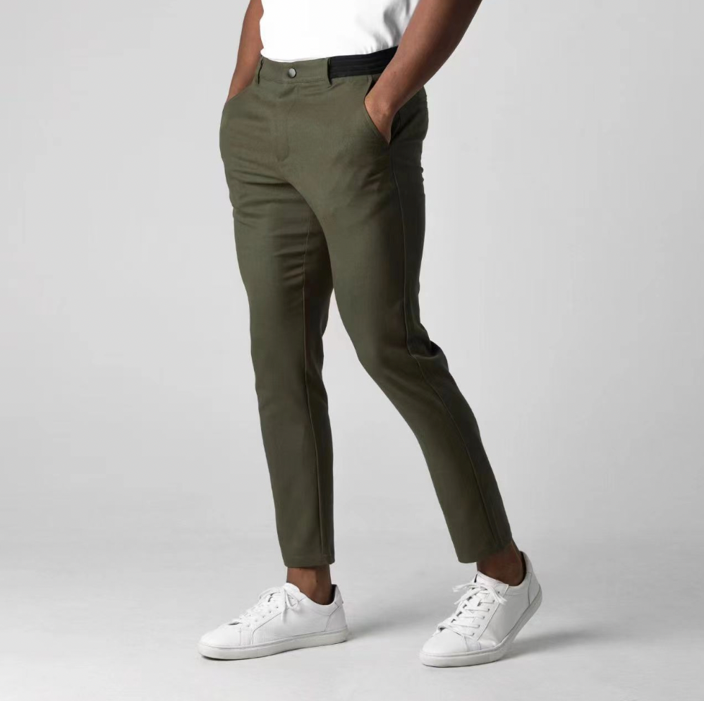 Jasper | Men's Slim Fit Cropped Chino Trousers