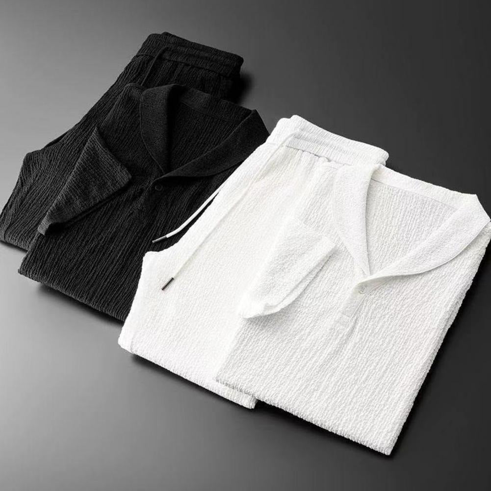 Idris | Men's Casual Short Sleeve Shirt & Trouser Set