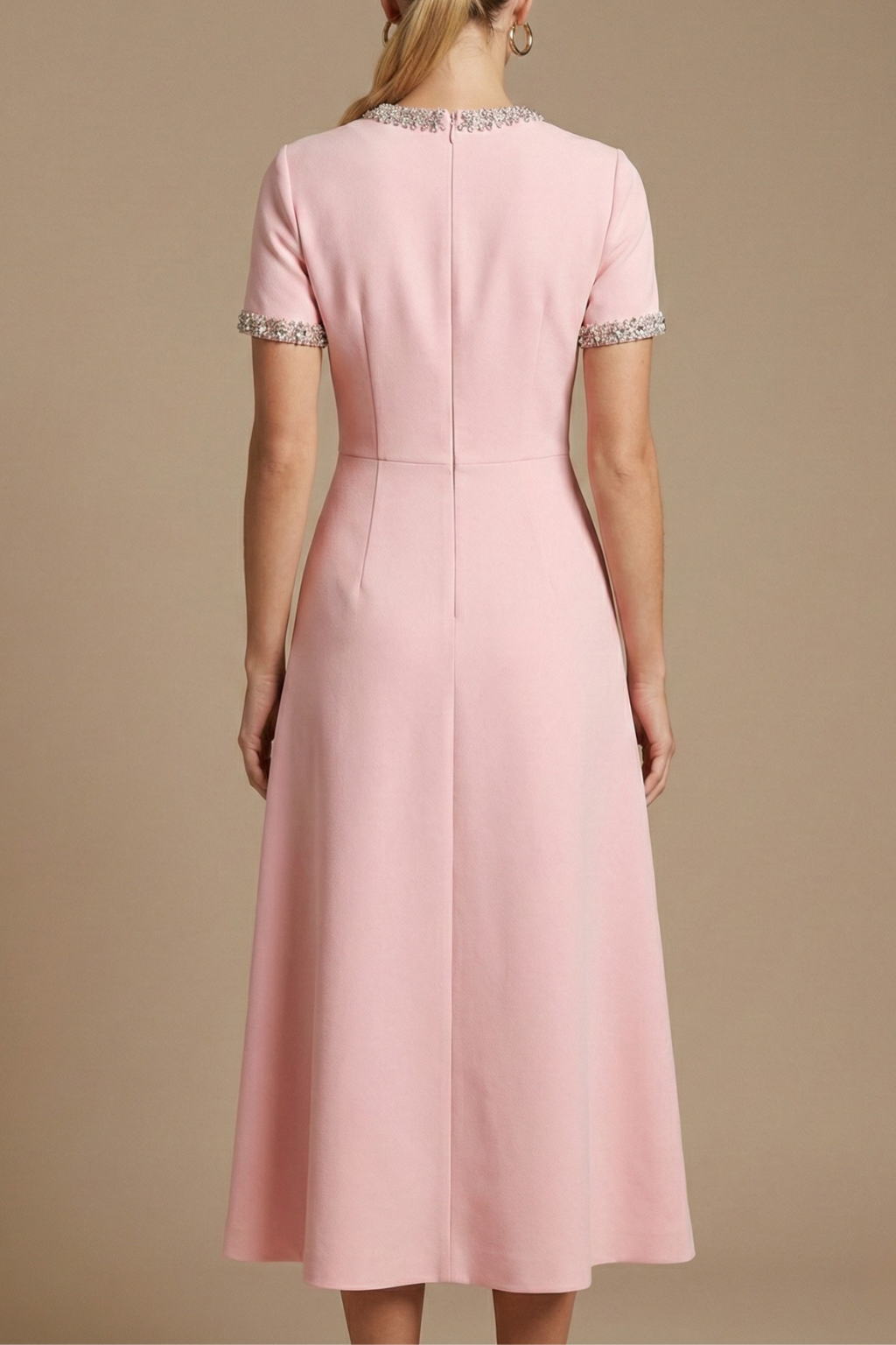 Celestine | Romantic Embellished Midi Dress