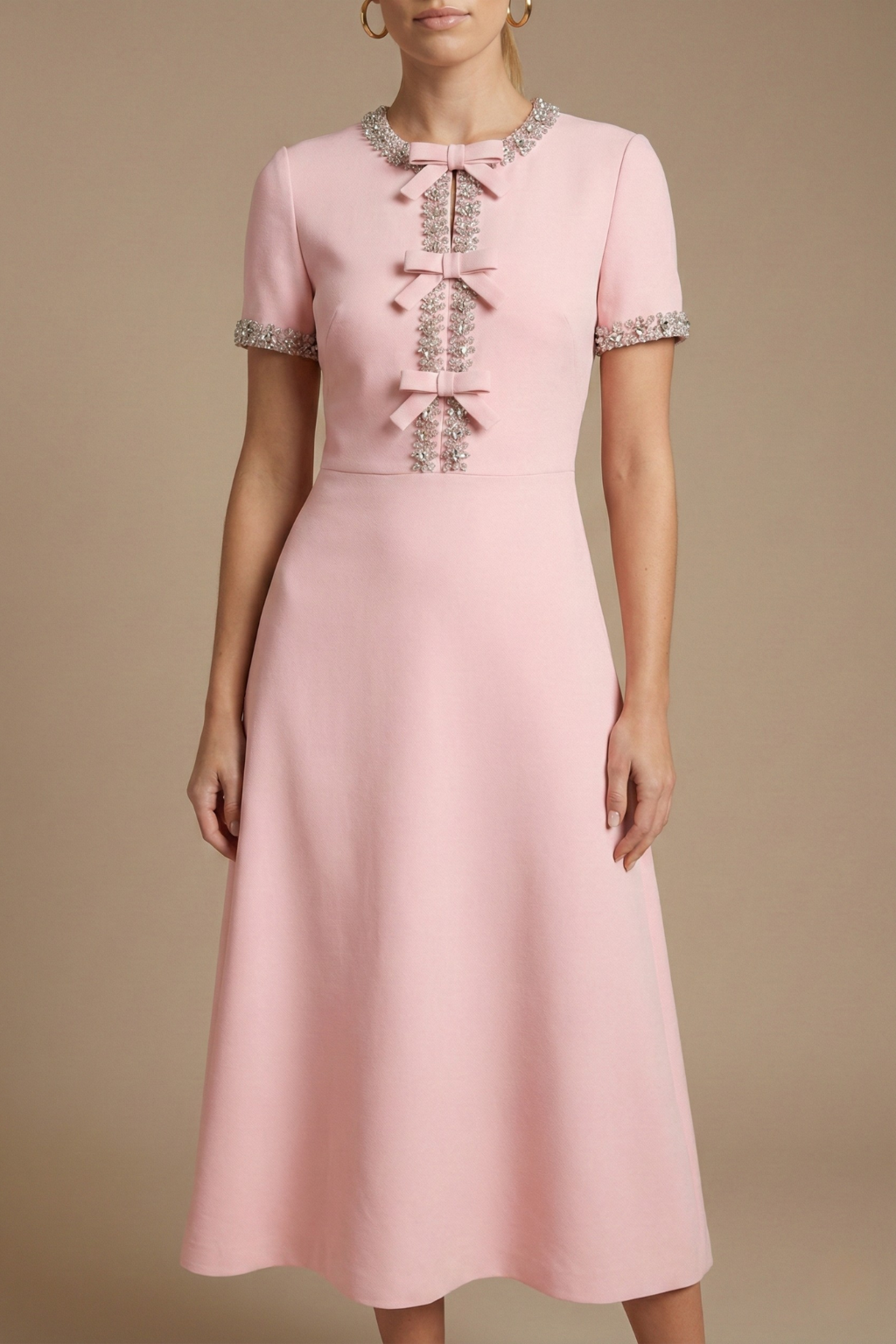 Celestine | Romantic Embellished Midi Dress