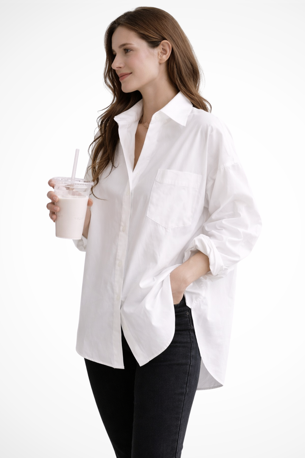 Valerie | Effortless Oversized Button Down Shirt