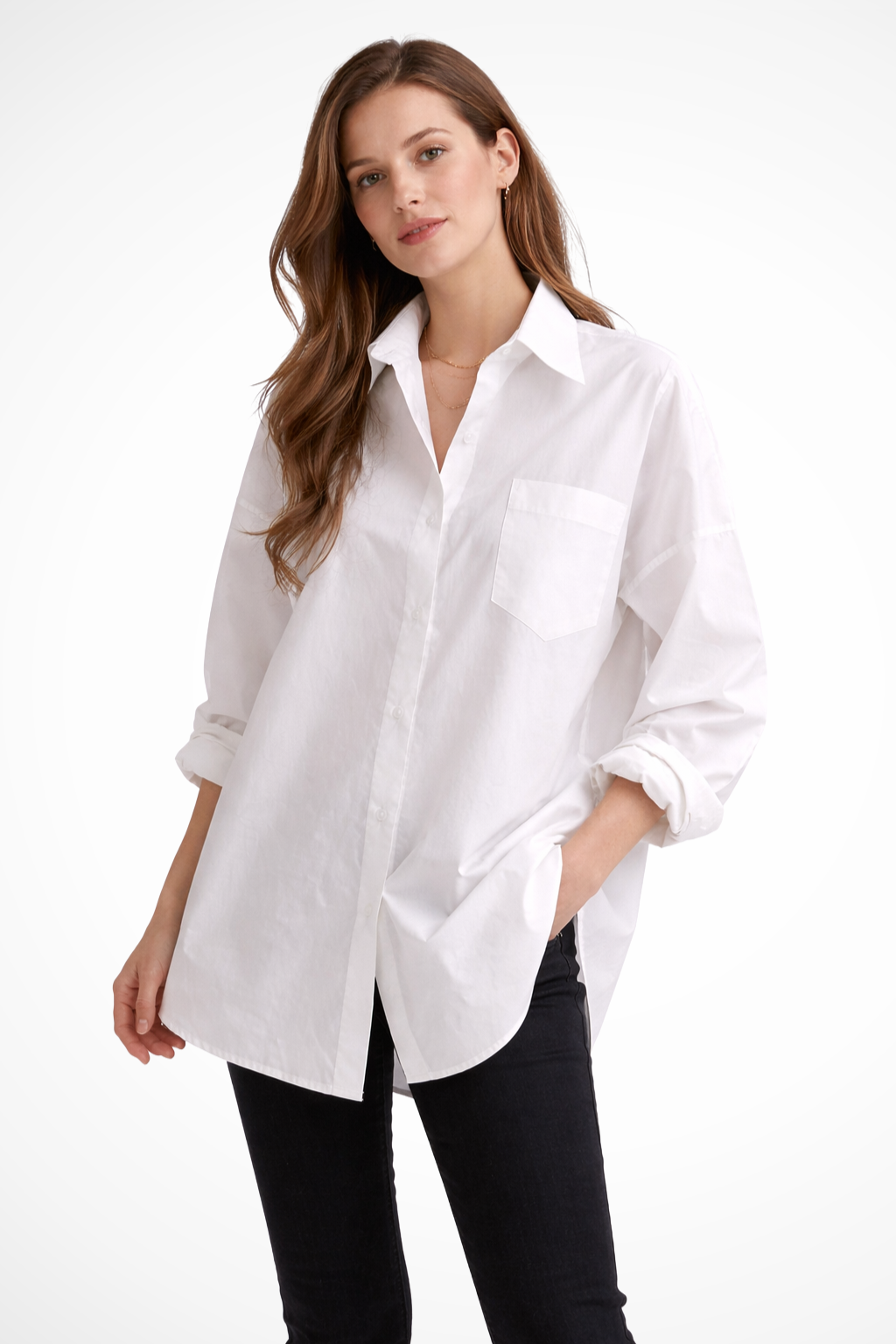Valerie | Effortless Oversized Button Down Shirt