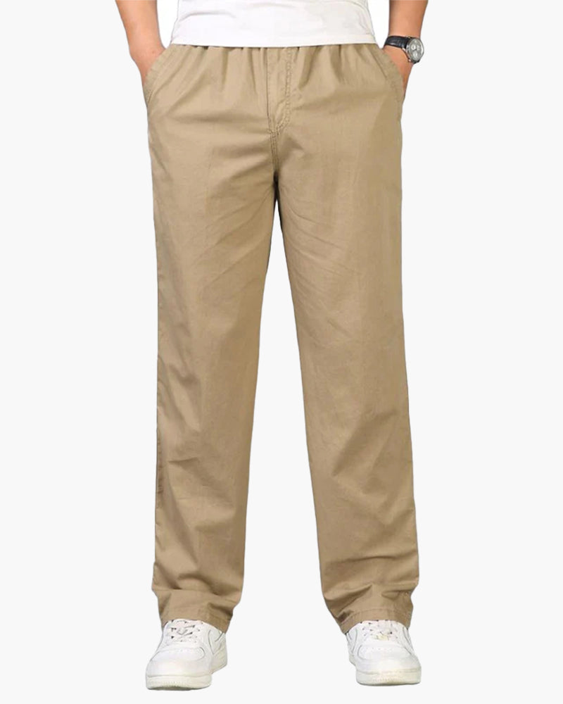 Grayson | Men's Classic Straight Leg Khaki Trousers