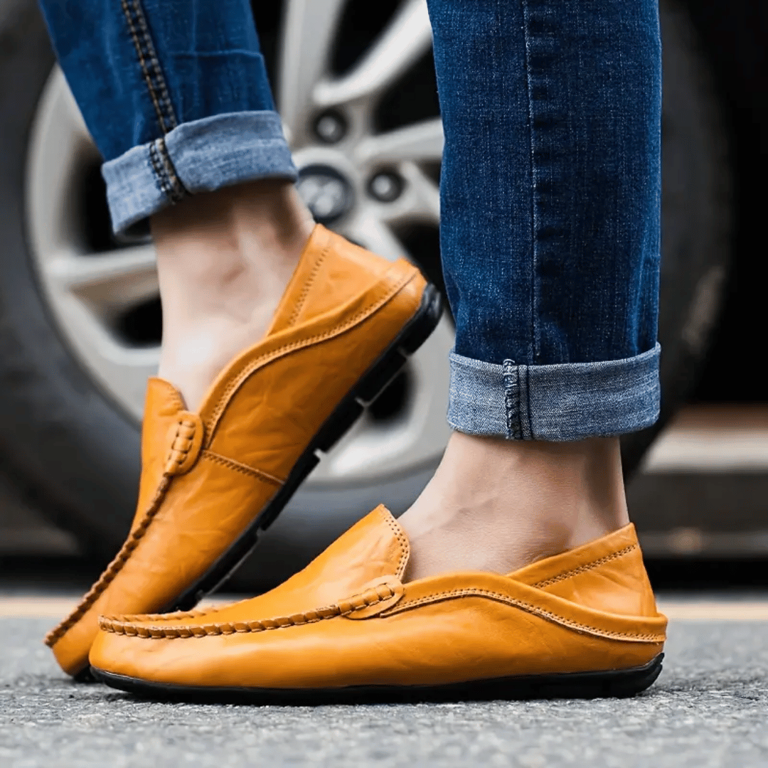 Bastien | Men's Classic Leather Penny Loafers