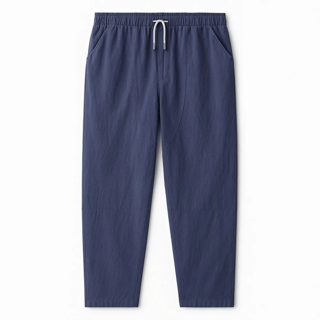 Kai | Men's Casual Wide Leg Cropped Trousers
