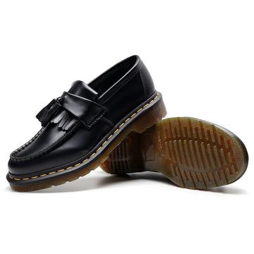 Men's Leather Kiltie Tassel Loafers - Chunky Sole