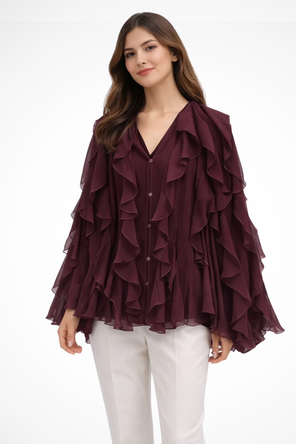 Giselle | Romantic Tiered Ruffle Blouse
