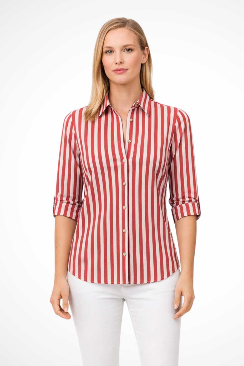 Tessa | Classic Striped Shirt Blouse