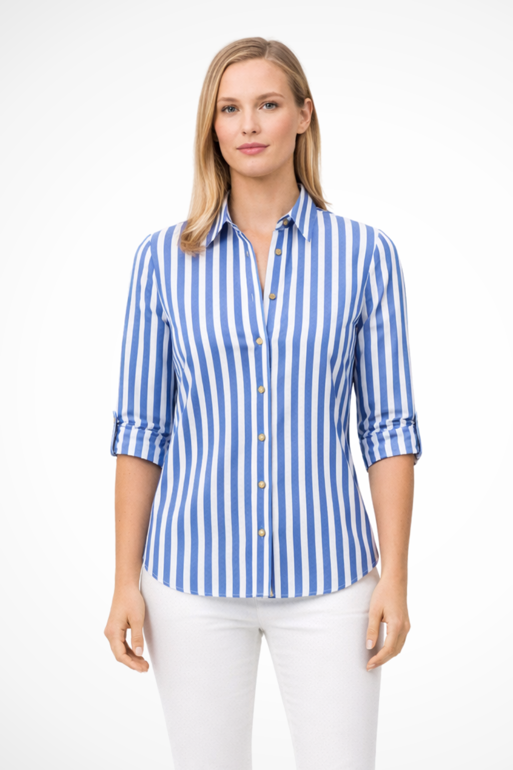 Tessa | Classic Striped Shirt Blouse