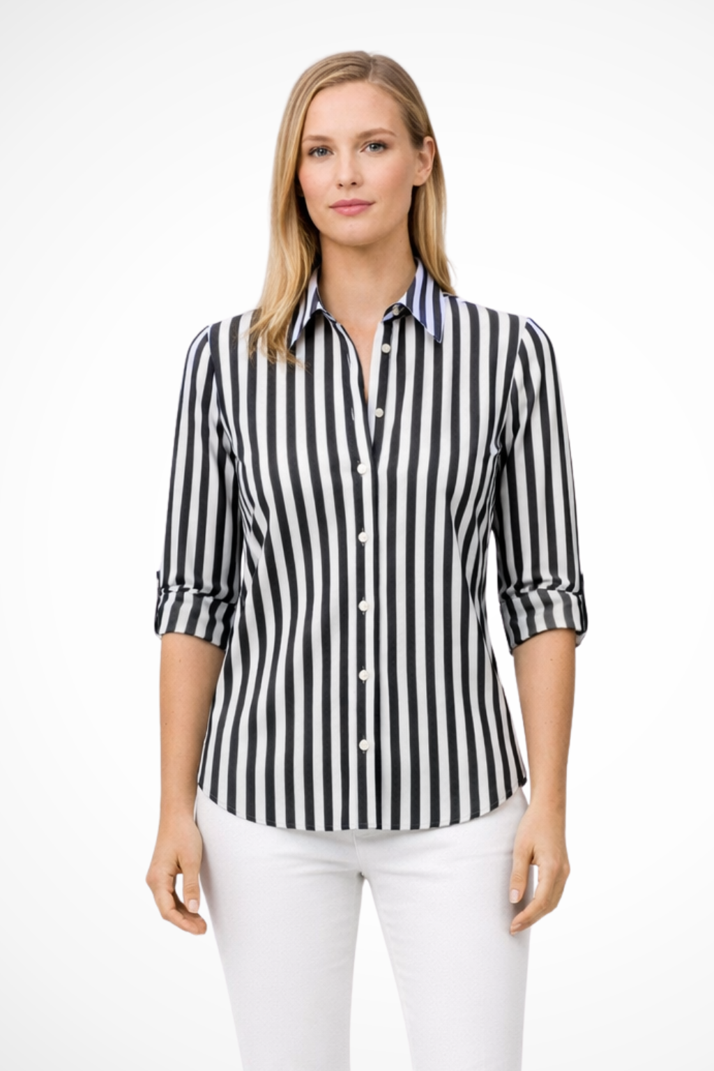 Tessa | Classic Striped Shirt Blouse