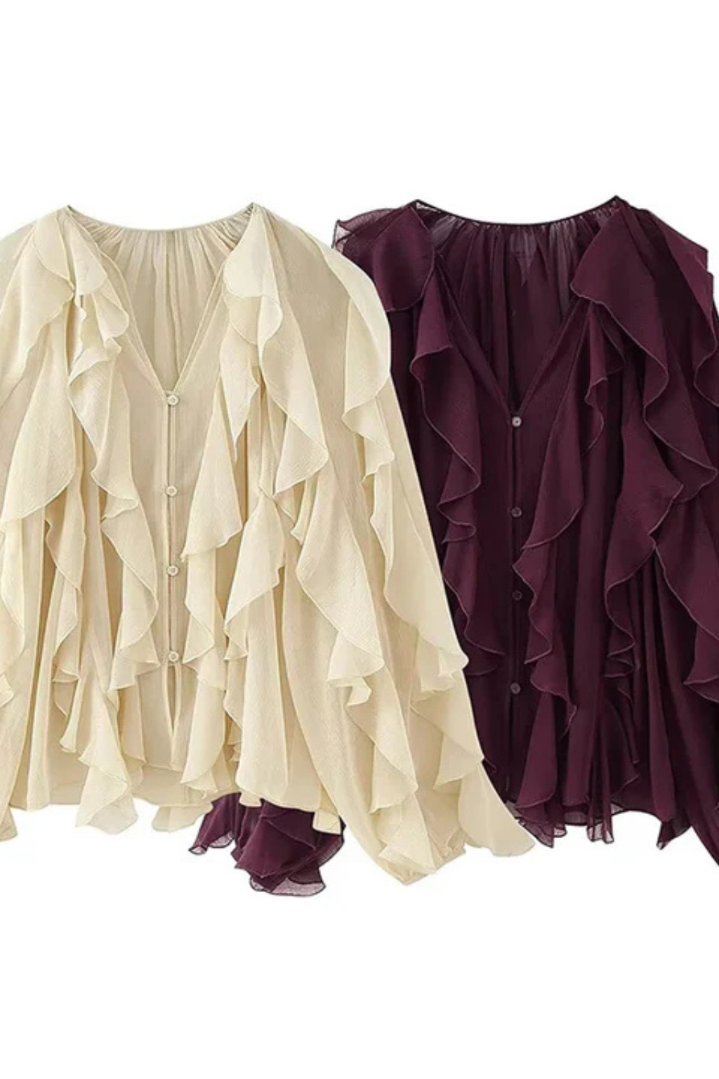 Giselle | Romantic Tiered Ruffle Blouse