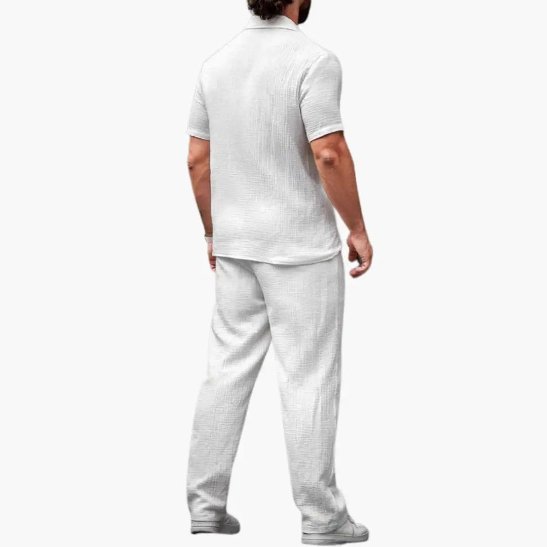 Blake | Men's Classic Linen Two Piece Set