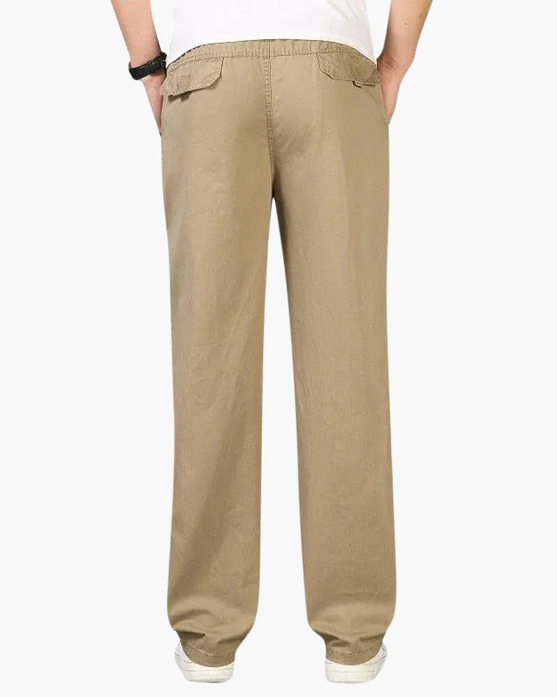 Grayson | Men's Classic Straight Leg Khaki Trousers