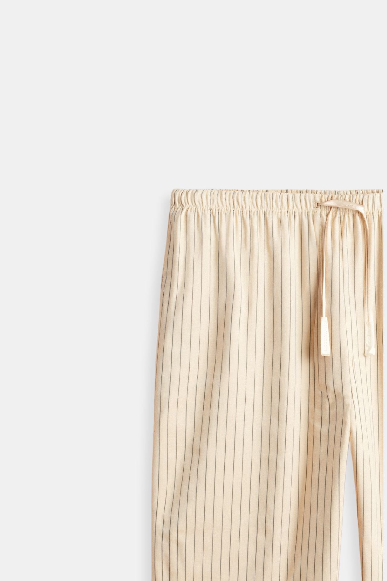 Caspian | Men's Relaxed Wide Leg Pinstripe Trousers
