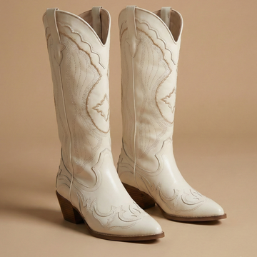 Bellamy | Cowboy Knee High Boots Embroidered
