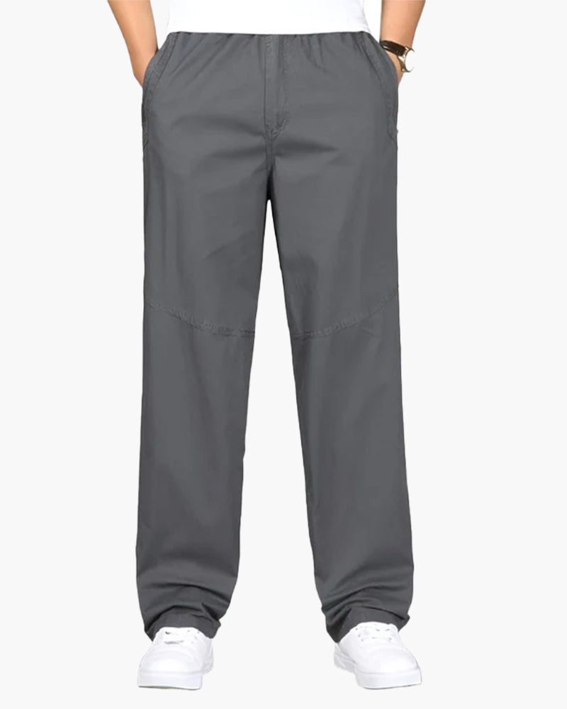 Grayson | Men's Classic Straight Leg Khaki Trousers