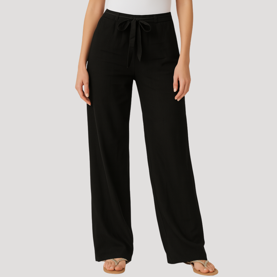 Ophelia | Effortless Linen Wide Leg Pants