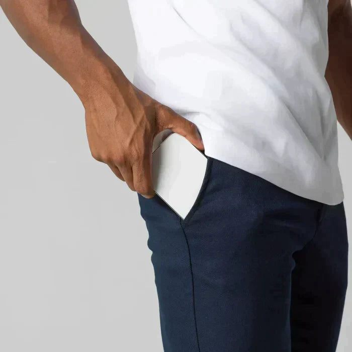 Jasper | Men's Slim Fit Cropped Chino Trousers
