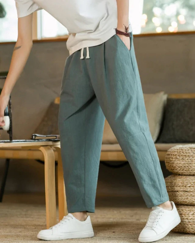 Callum | Men's Relaxed Tapered Casual Trousers