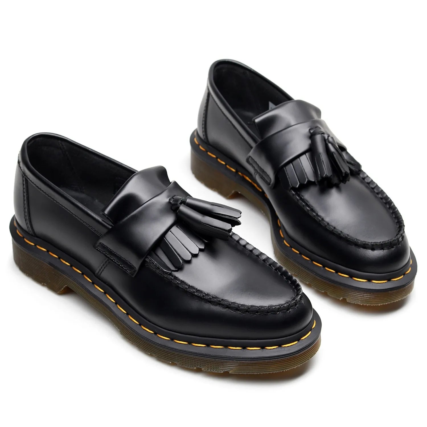 Men's Leather Kiltie Tassel Loafers - Chunky Sole