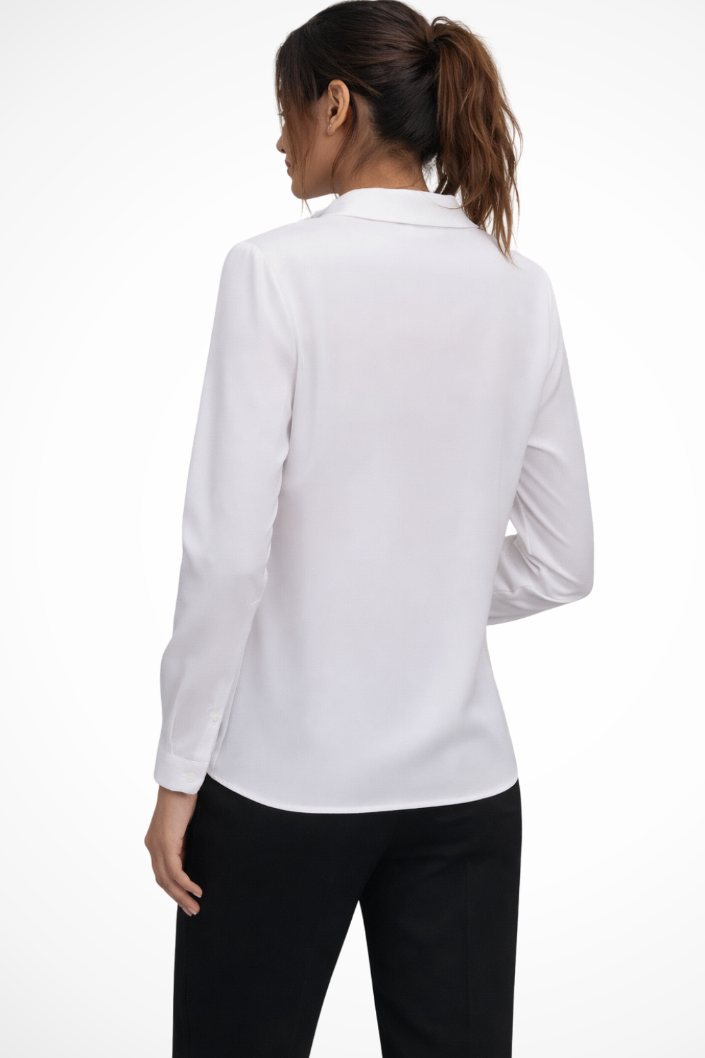 Livia | Classic Tailored Button Down Blouse