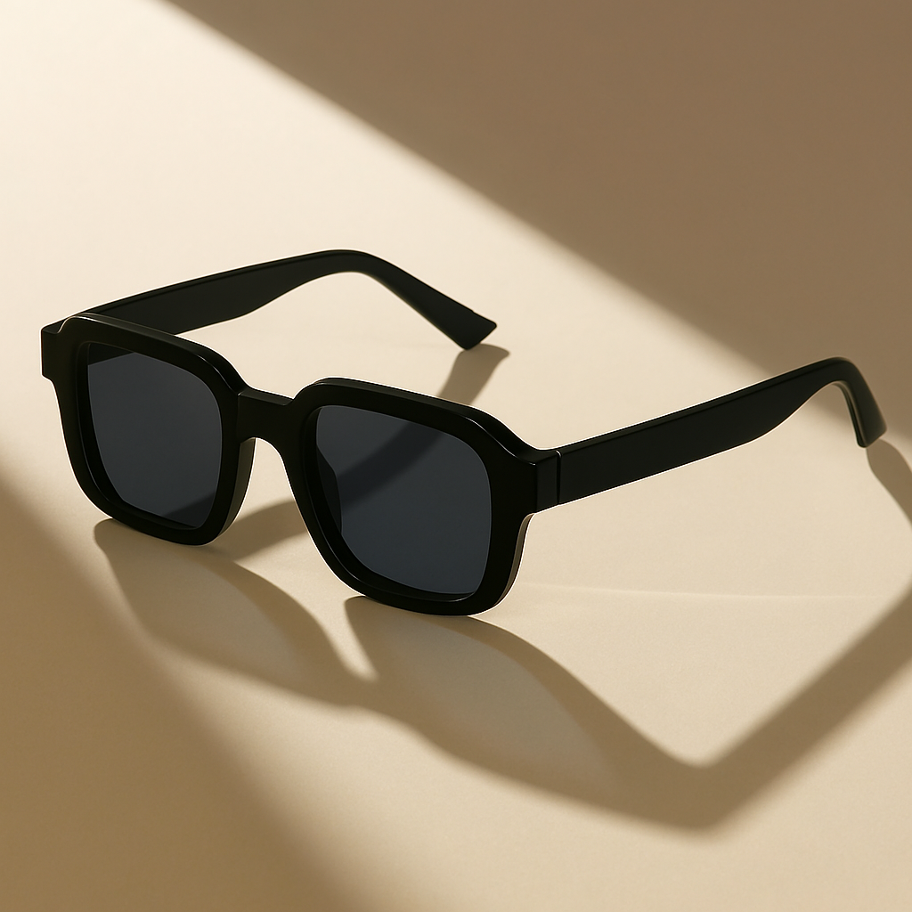 Men's Retro-Inspired Sunglasses with Distinctive Frame Design