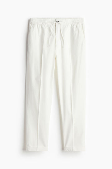 Stellan | Men's Smart Tapered Drawstring Chino Trousers