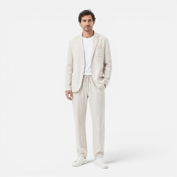 Hendrik | Men's Two-Piece Set Relaxed Linen Classic Suit