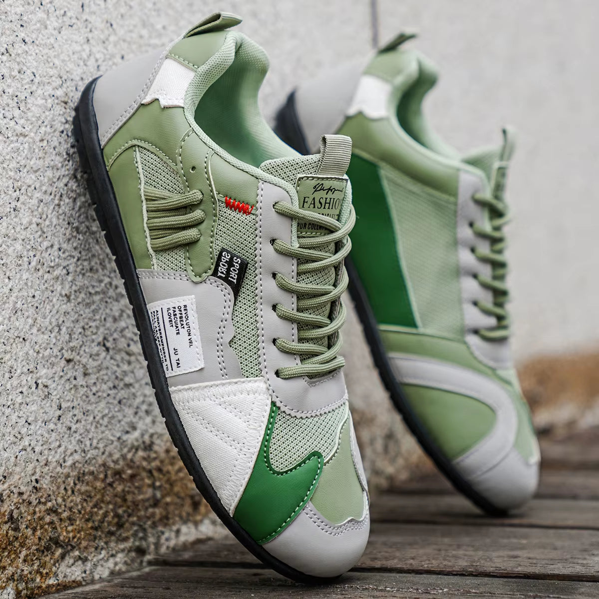Kieran | Men's Sneakers Multi-Panel Patchwork Casual