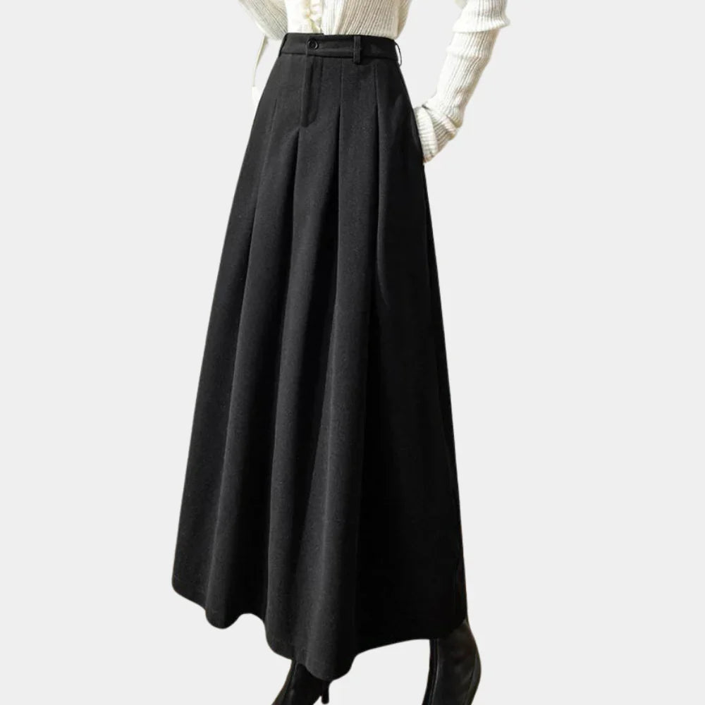 Cordelia | Elegant Pleated Midi Skirt