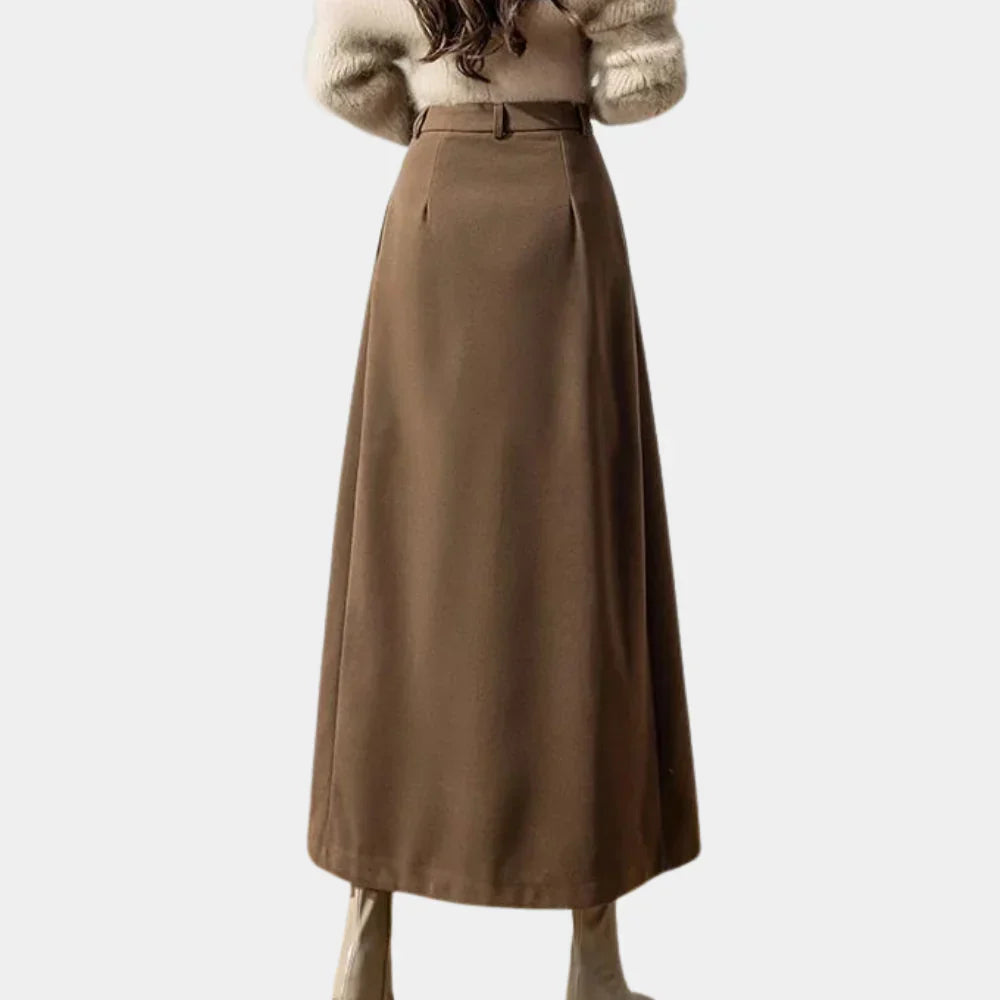 Cordelia | Elegant Pleated Midi Skirt