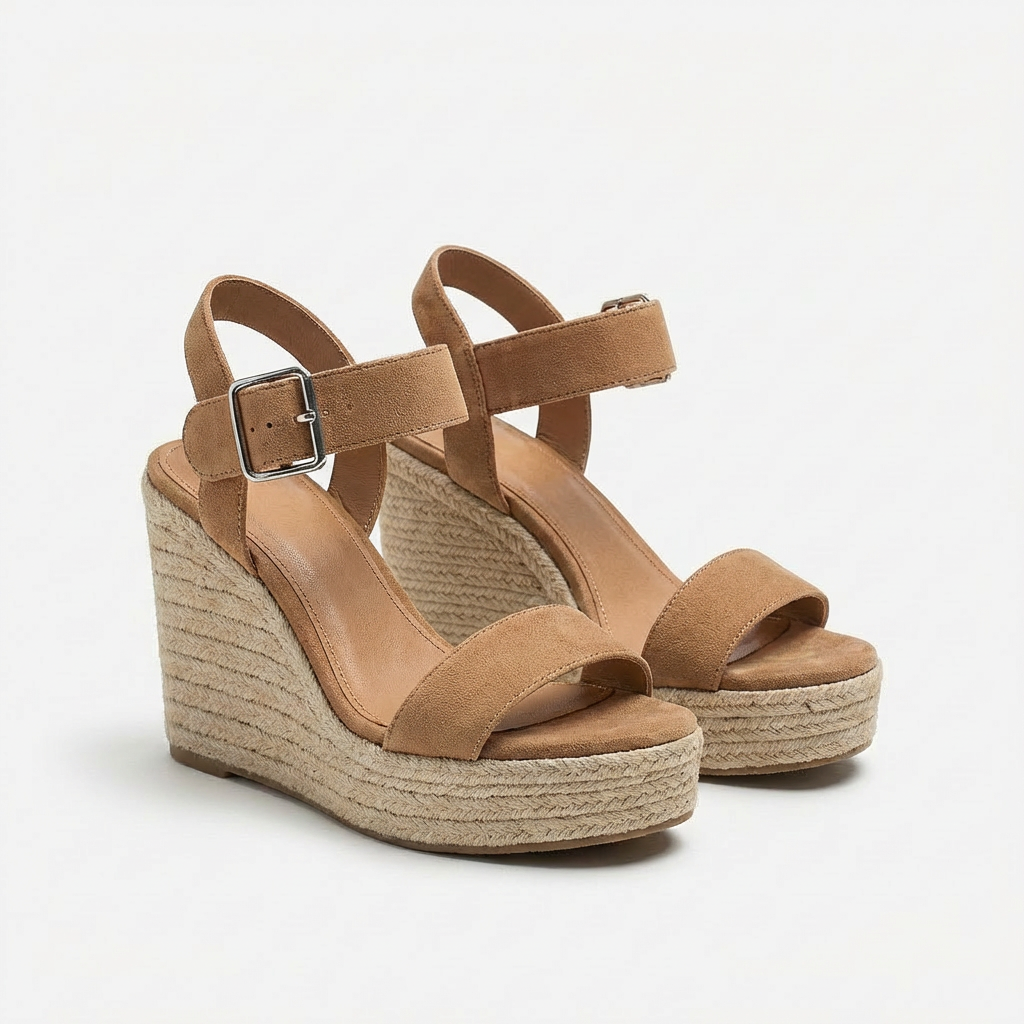 Ophelia | Elegant Espadrille Platform Wedges