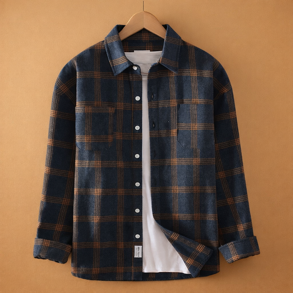 Caspian | Men's Classic Checkered Button Down Shirt