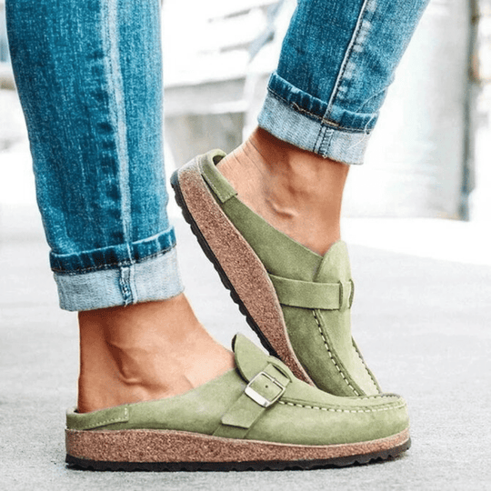 Cordelia | Suede Clogs Orthopedic
