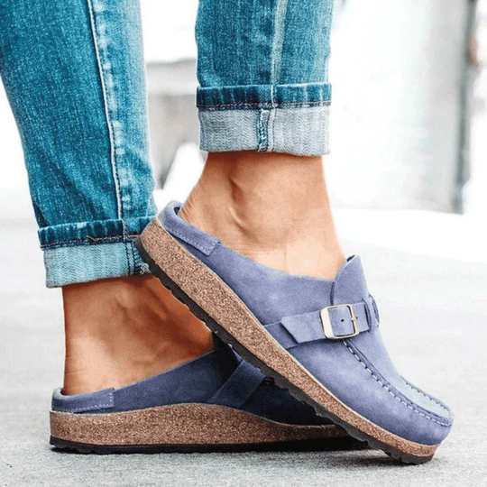 Cordelia | Suede Clogs Orthopedic