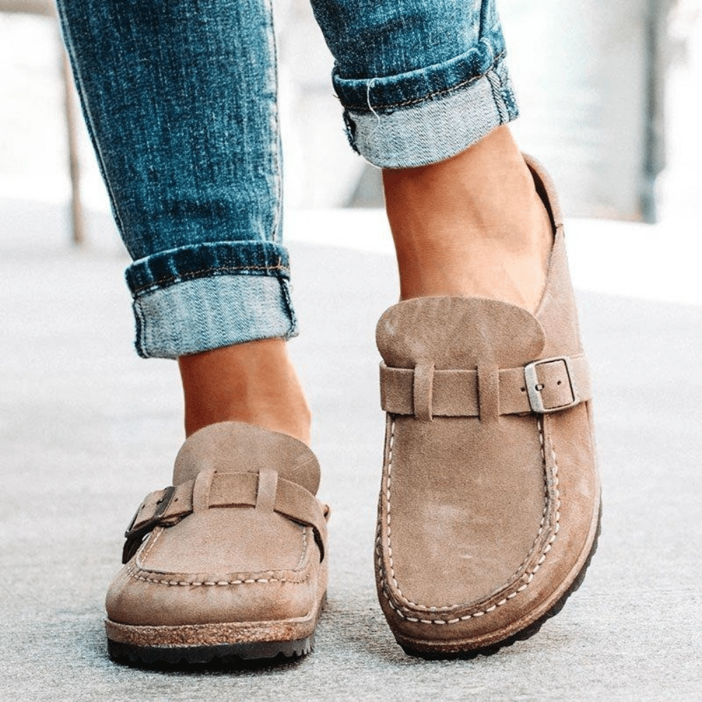 Cordelia | Suede Clogs Orthopedic