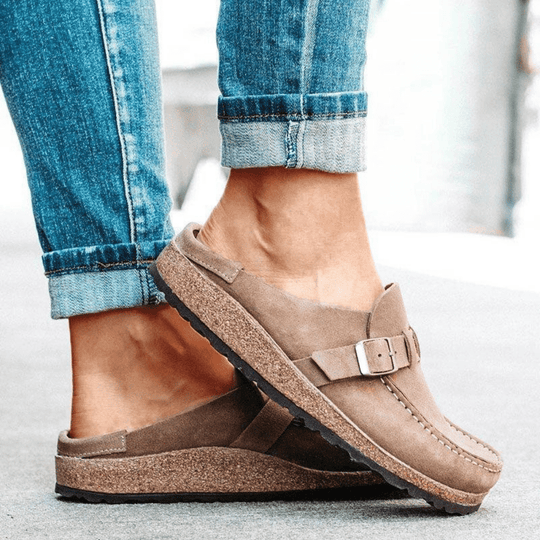 Cordelia | Suede Clogs Orthopedic