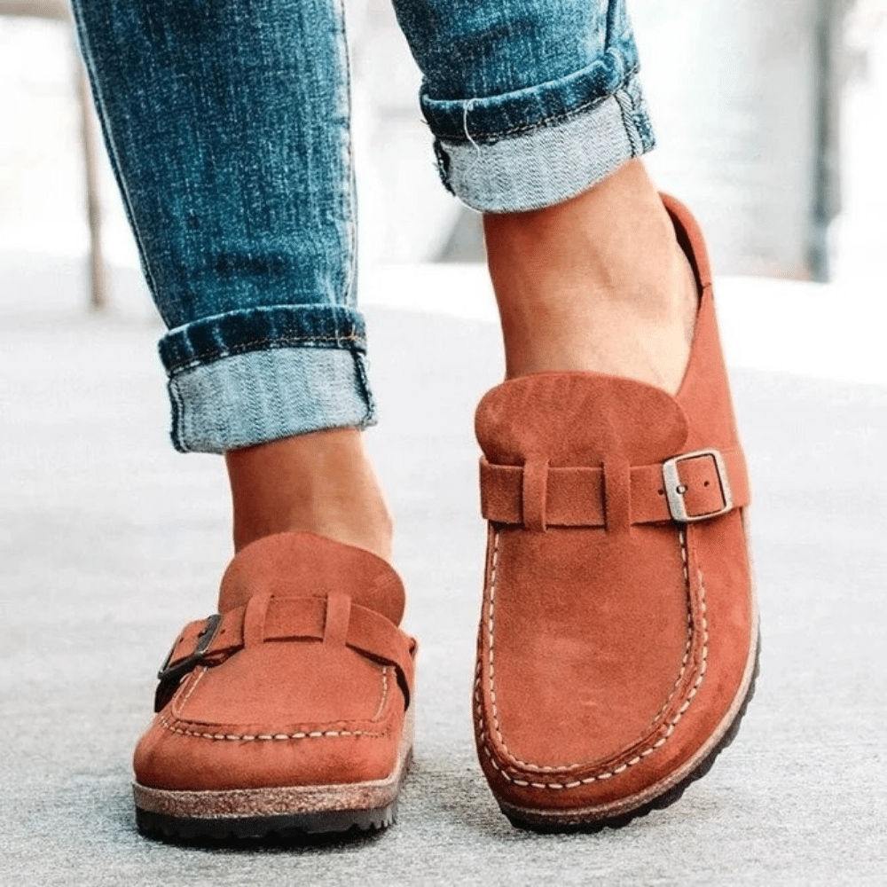 Cordelia | Suede Clogs Orthopedic