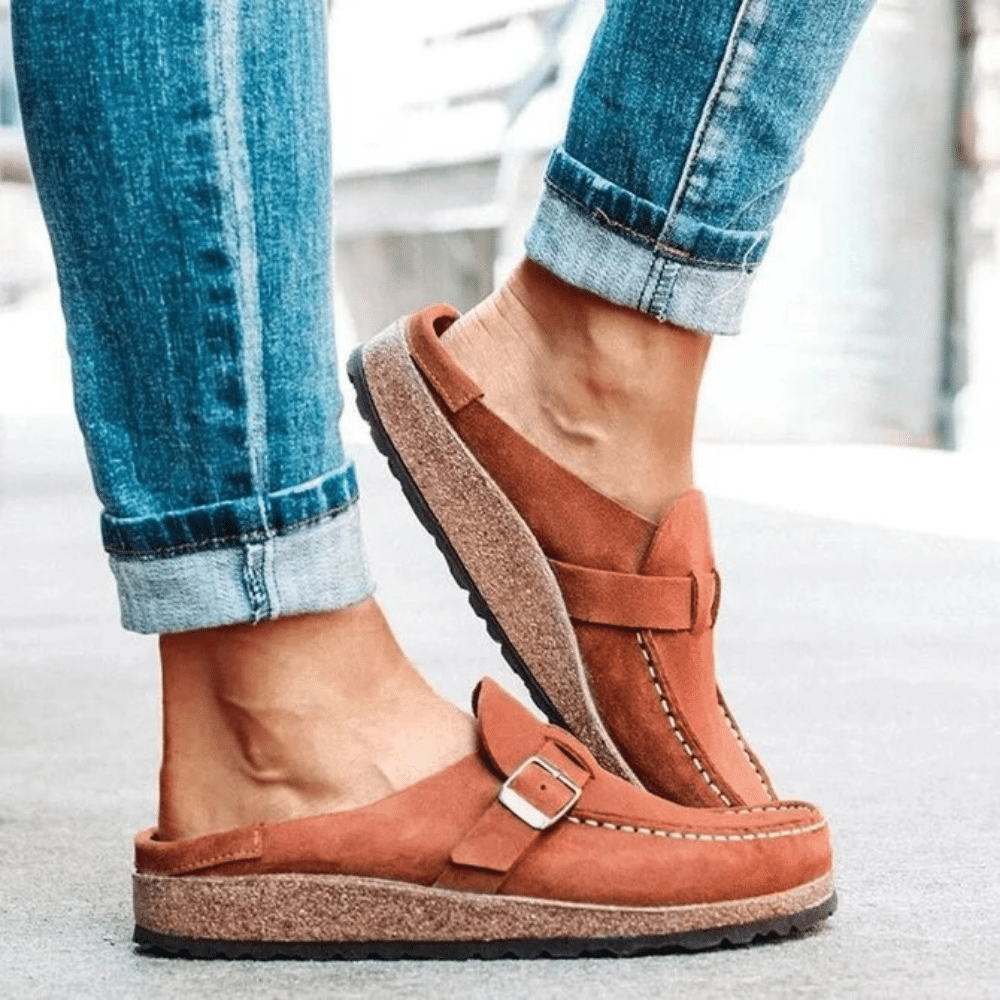Cordelia | Suede Clogs Orthopedic