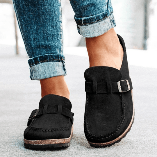 Cordelia | Suede Clogs Orthopedic